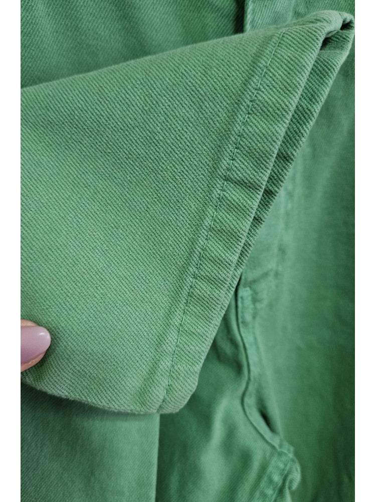 Джинсы женские зеленого цвета 176590C