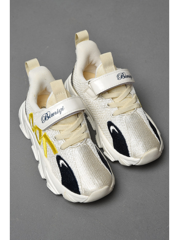 Кросівки дитячі білого кольору 992-11 176636C