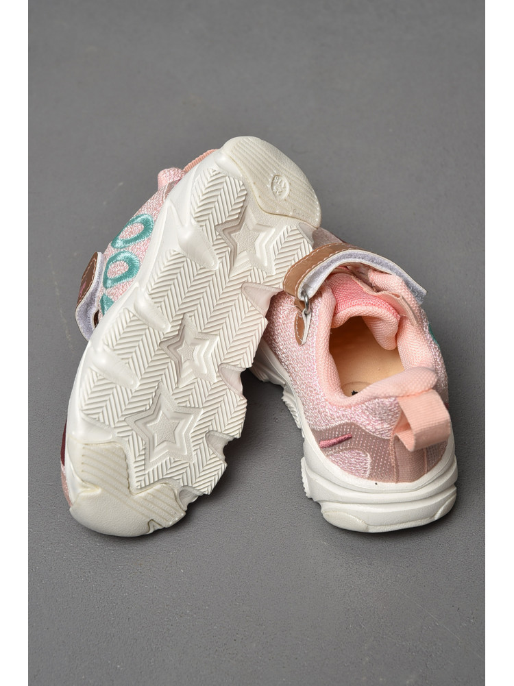 Кросівки дитячі для дівчинки рожевого кольору 696 176638C