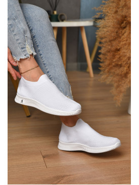 Кроссовки женские белого цвета 316-160 176674C