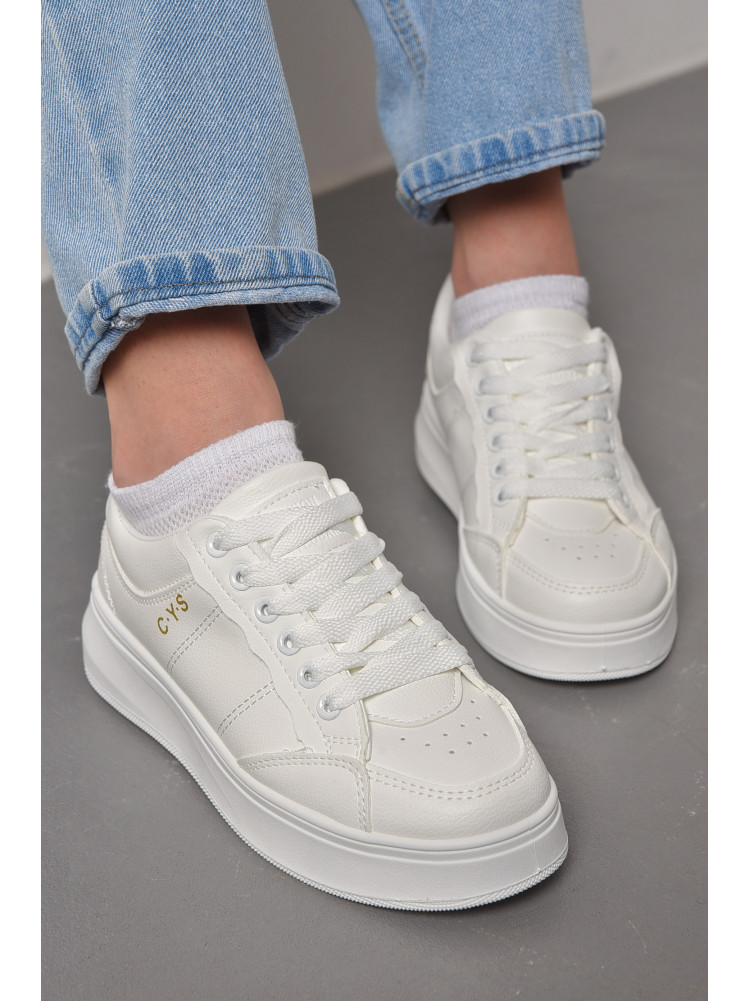 Кросівки жіночі білого кольору 524-1 176678C