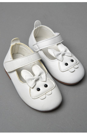 Туфлі дитячі для дівчинки білого кольору 90-01 176704C