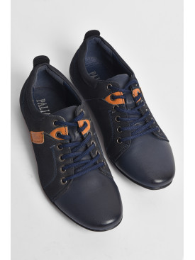 Туфли детские для мальчика синего цвета Уценка 6276-1 176729C Туфли детские для мальчика синего цвета Уценка 6276-1 176729C