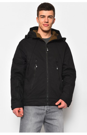 Куртка мужская демисезонная черного цвета 989 176731C