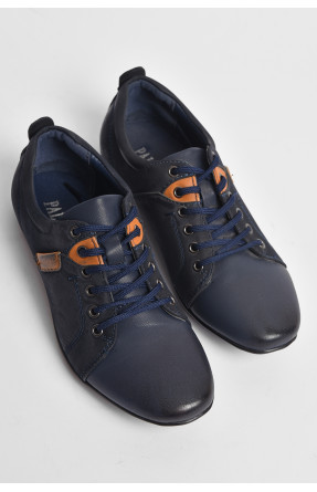 Туфлі підліткові для хлопчика синього кольору Уцінка 5276-1 176732C