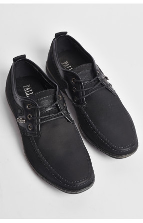 Туфлі підліткові для хлопчика чорного кольору Уцінка 176751C