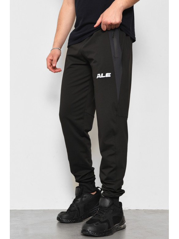 Спортивные штаны мужские черного цвета 2340 176755C