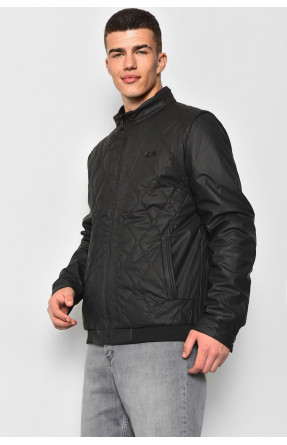Куртка мужская демисезонная черного цвета 808 176827C
