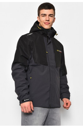 Куртка мужская демисезонная темно-серого цвета 23061 176853C