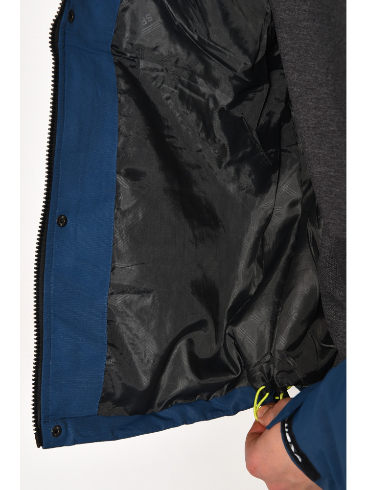 Куртка чоловiча демicезонна синьо-чорного кольору 23061 176855C