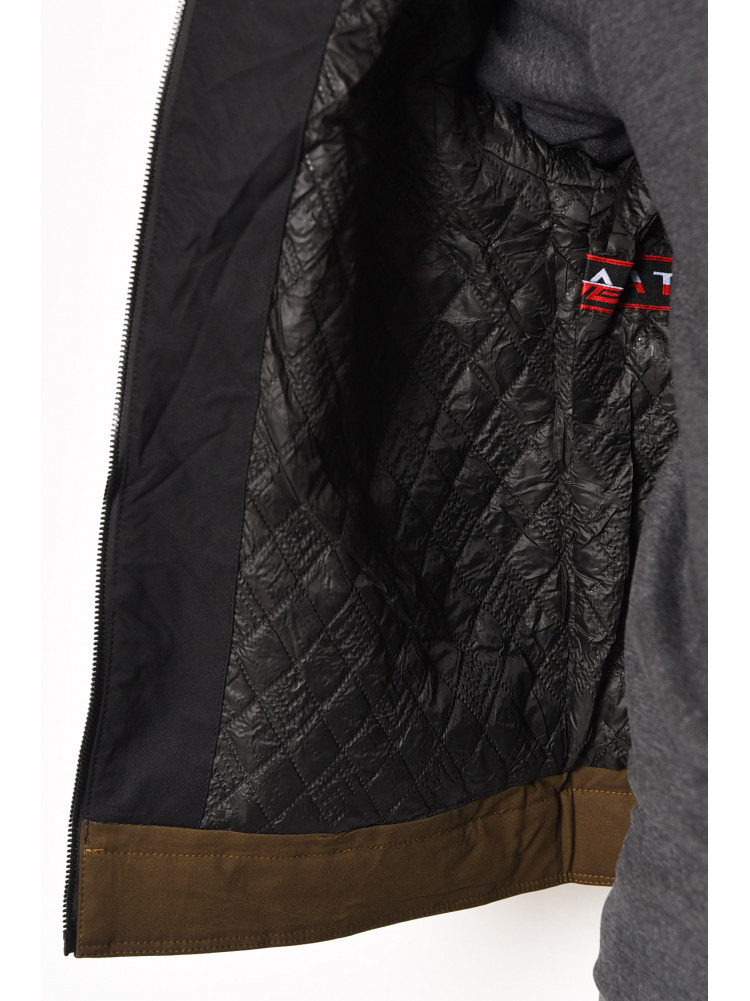 Куртка мужская демисезонная коричневого цвета 989 176859C