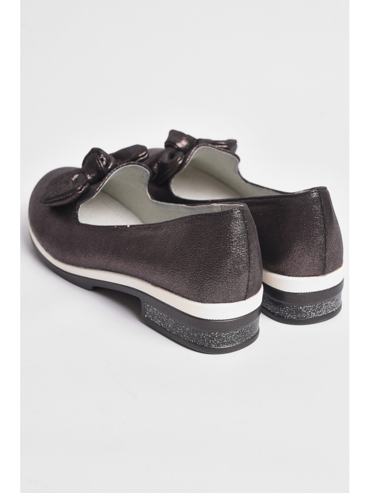 Туфли детские для девочки коричневого цвета 2-54 176923C