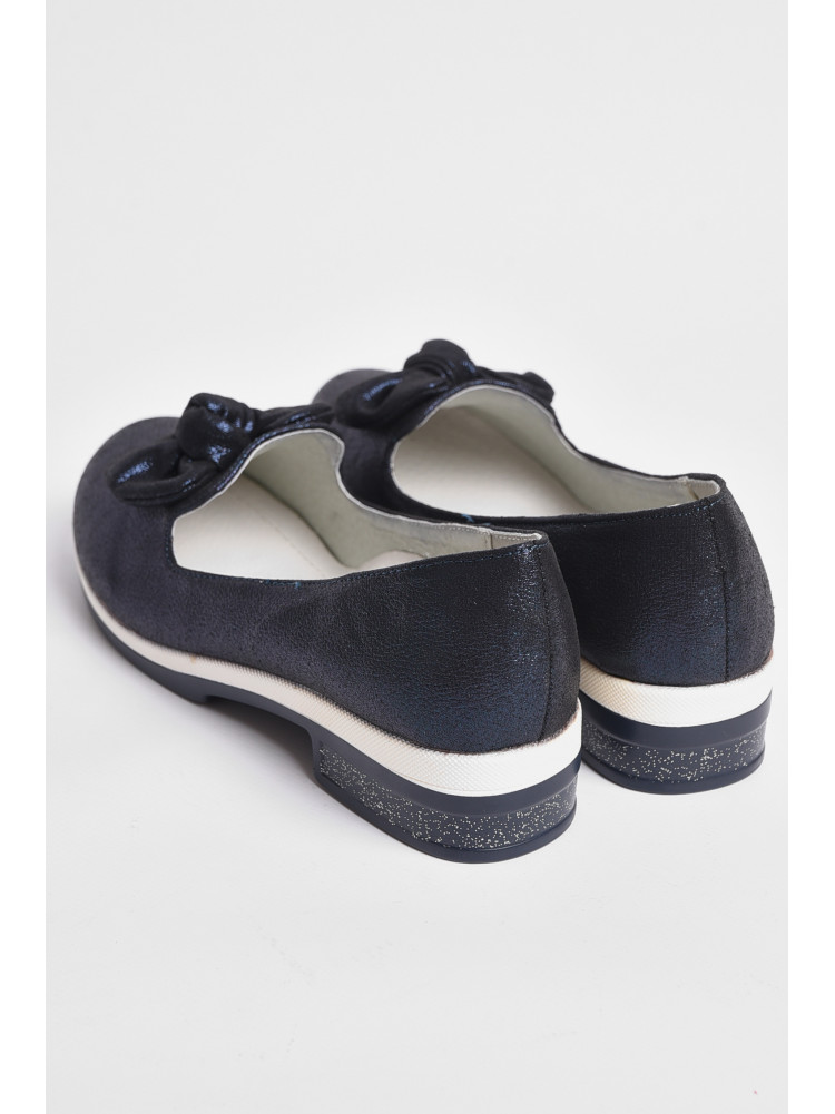 Туфлі дитячі для дівчинки темно-синього кольору 2-54 176930C