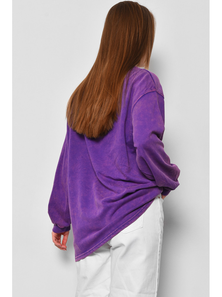 Світшот жіночий фіолетового кольору 2601 177002C