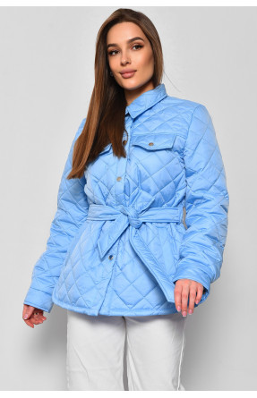 Куртка женская демисезонная голубого цвета 5481 177059C