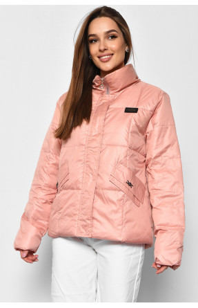 Куртка жіноча демісезонна персикового кольору 093 177066C