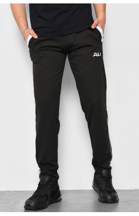 Спортивные штаны мужские черного цвета 7014 177081C