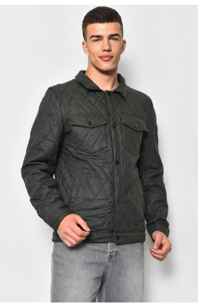 Куртка чоловiча демicезонна кольору хакі 809 177101C