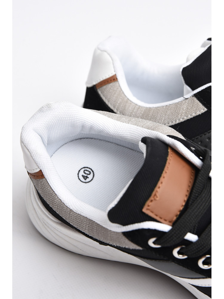 Кросівки чоловічі чорного кольору на шнурівці А31-1 177187C