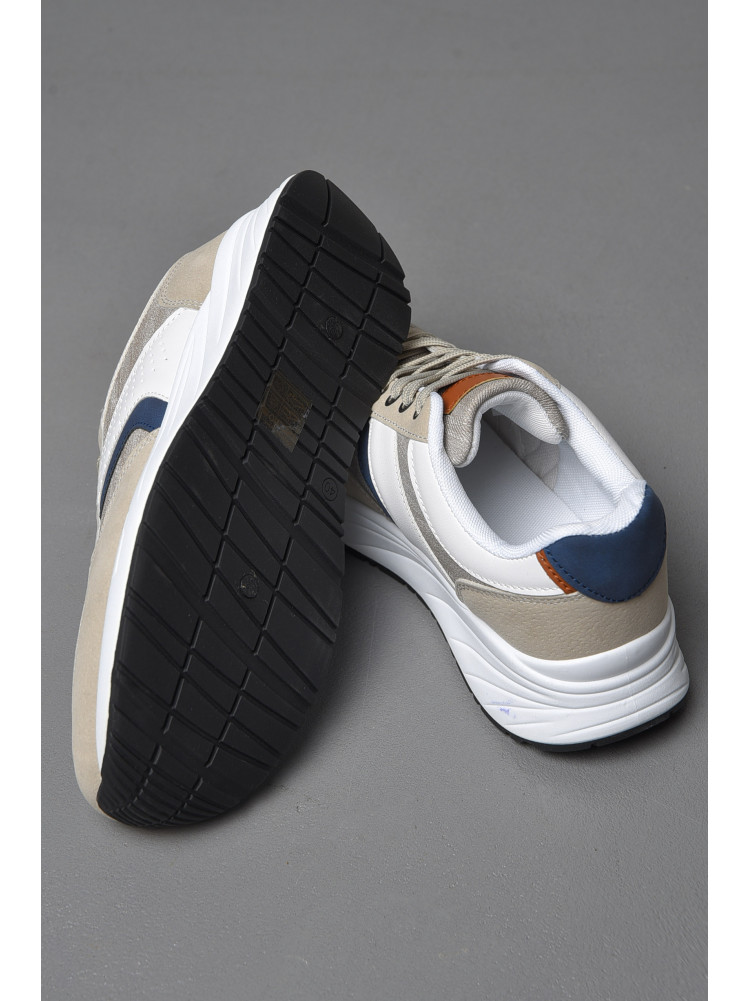 Кросівки чоловічі сiрого кольору на шнурівці А31-2 177194C