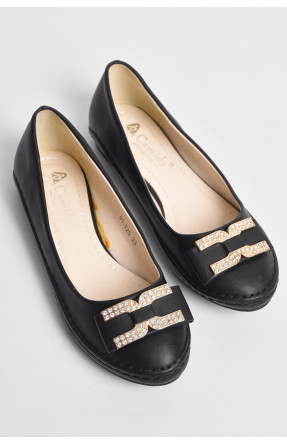 Туфлі дитячі для дівчинки чорного кольору 177306C