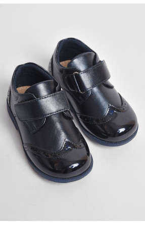 Туфли детские для девочки темно-синего цвета 177310C
