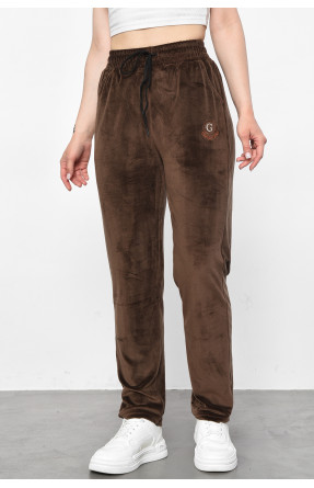 Штани жіночі коричневого кольору 722-2 177353C