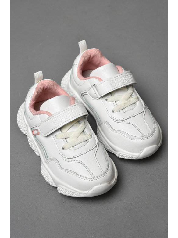 Кросівки для дівчинки білого кольору 177478C