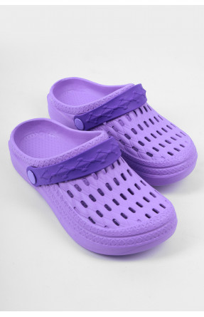 Крокси жіночі фіолетового кольору ДС-62 177746C