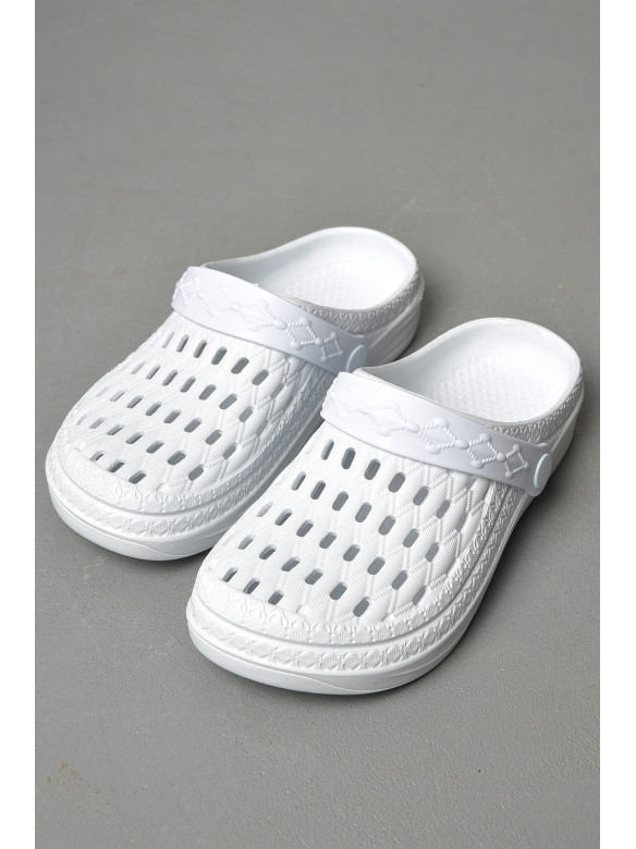 Кроксы женские светло-голубого цвета ДС-62 177758C