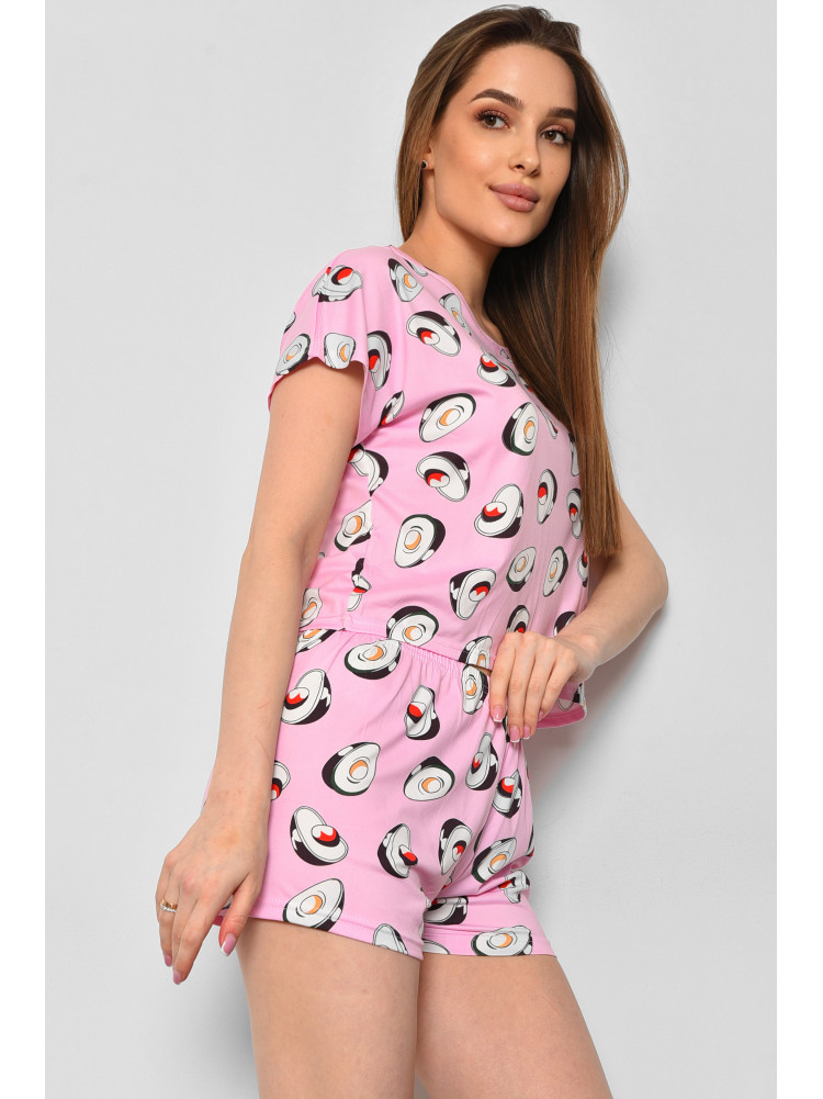 Пижама женская розового цвета с принтом 19009.51 177790C