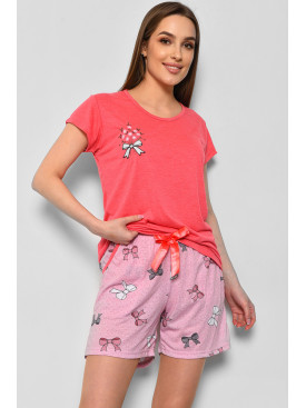 Пижама женская полубатальная розового цвета 221911 178007C Пижама женская полубатальная розового цвета 221911 178007C