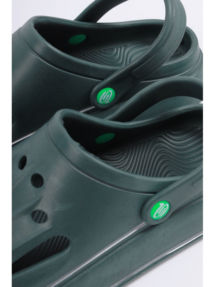 Кроксы мужские темно-эеленого цвета 252 178217C