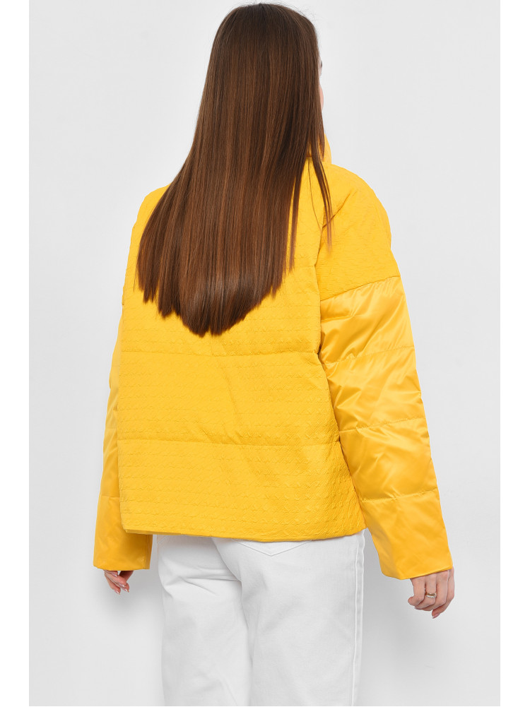 Куртка женская демисезонная желтого цвета 931-а37 178246C