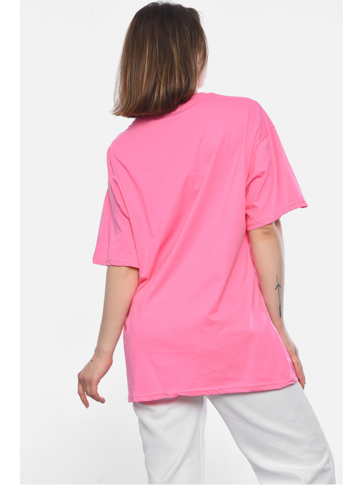 Футболка жіноча напівбатальна рожевого кольору 379 178334C