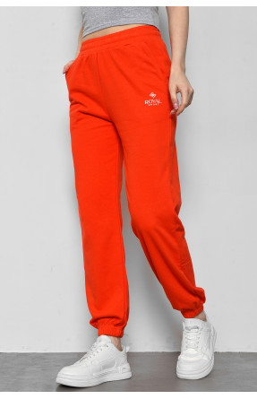 Спортивные штаны женские оранжевого цвета 838 178358C