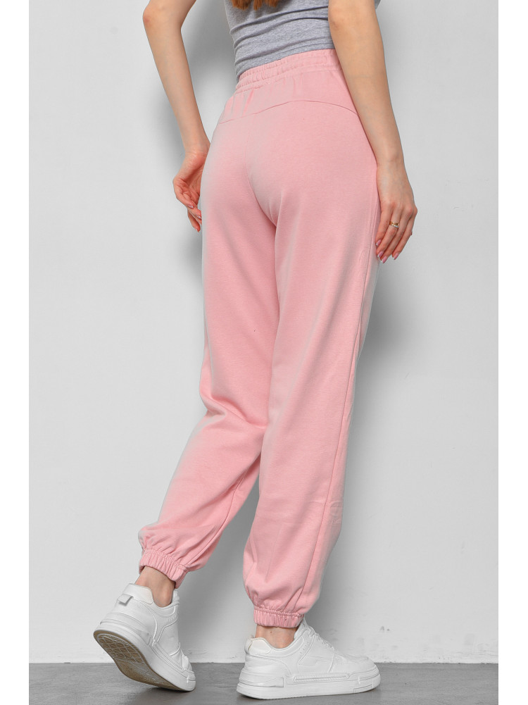 Спортивні штани жіночі рожевого кольору 838 178364C