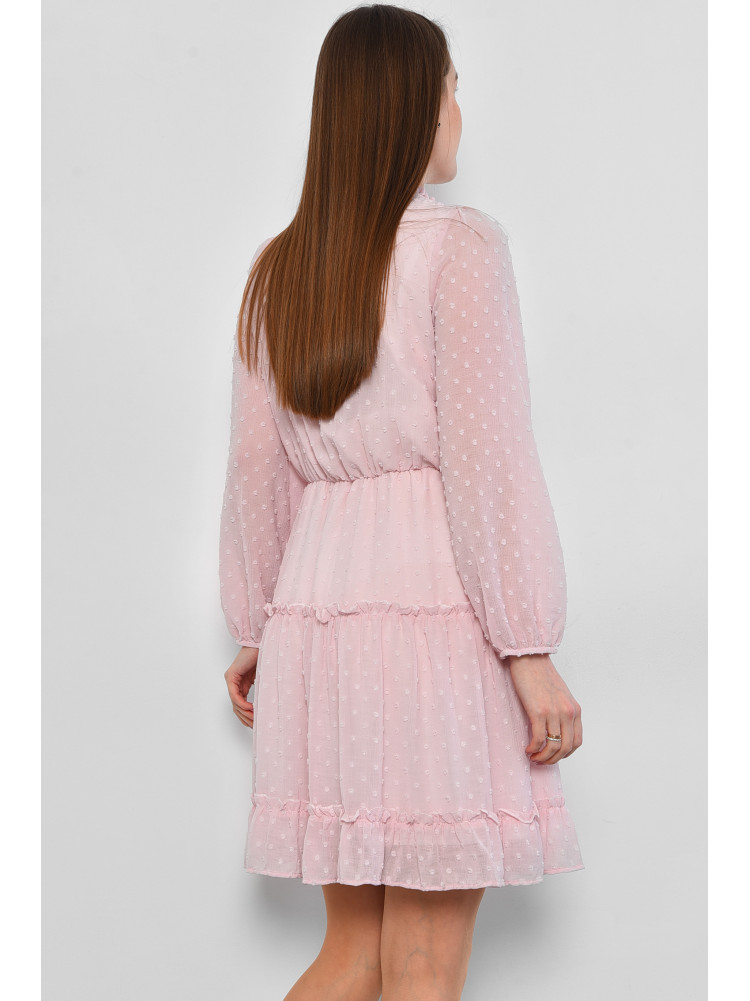 Платье женское шифоновое  пудрового цвета 281 178471C