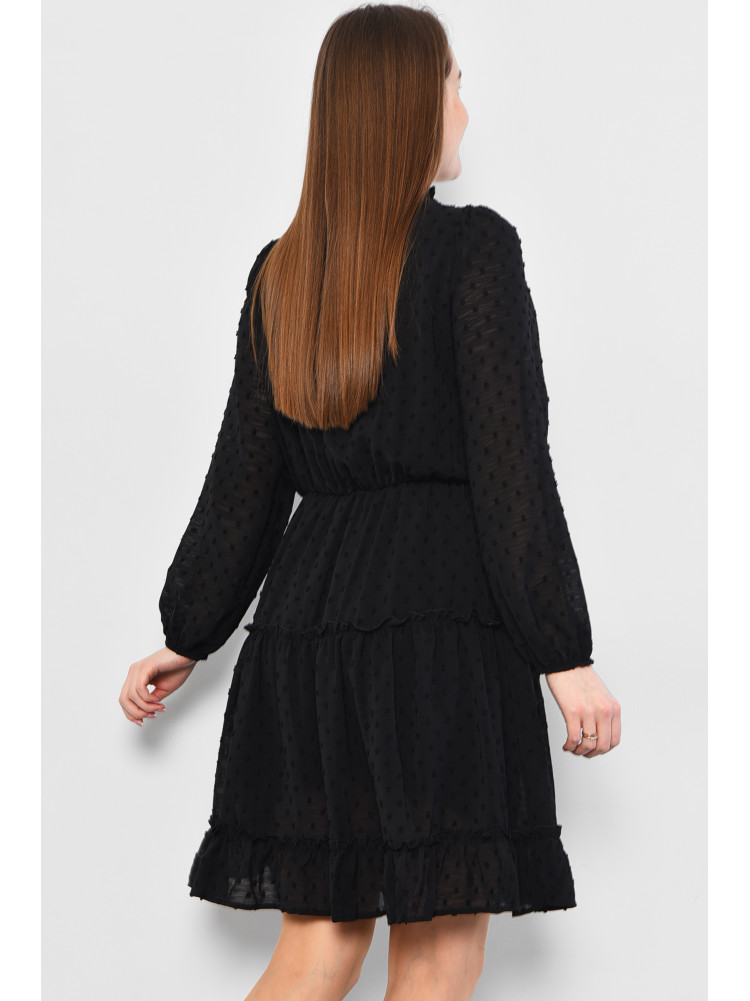 Платье женское шифоновое  черного цвета 281 178472C
