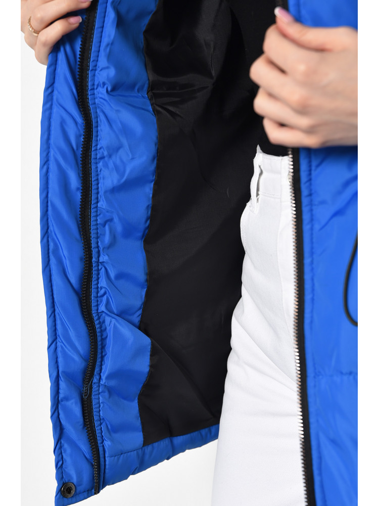 Куртка женская демисезонная синего цвета 1112 178511C
