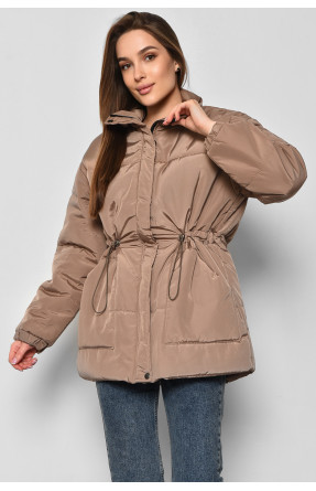 Куртка жіноча демісезонна кольору мокко 1112 178513C