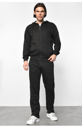 Спортивный костюм мужской черного цвета 9111 178546C