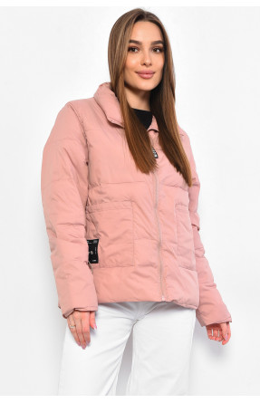 Куртка женская демисезонная розового цвета 100 178576C