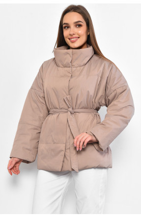 Куртка жіноча демісезонна кольору мокко 002 178581C