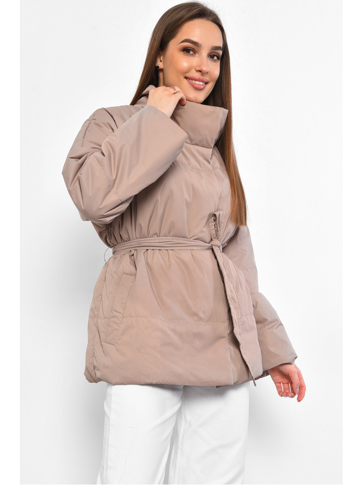 Куртка жіноча демісезонна кольору мокко 002 178581C