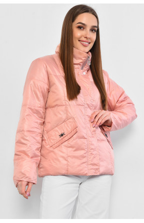Куртка жіноча демісезонна рожевого кольору 093 178591C