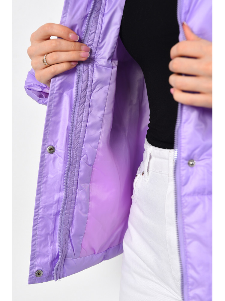 Куртка жіноча демісезонна бузкового кольору 093 178592C