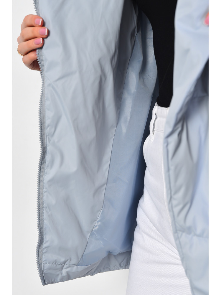 Куртка женская демисезонная голубого цвета 758 178596C