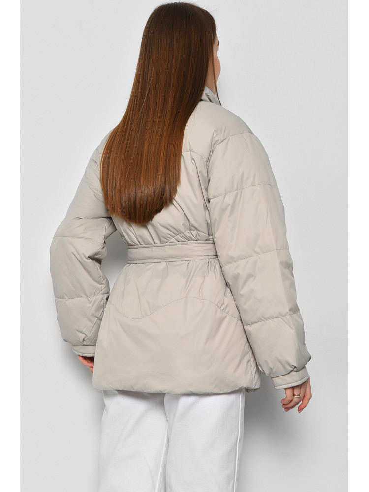 Куртка жіноча демісезонна сірого кольору 758 178597C