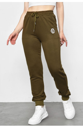 Спортивные штаны женские цвета хаки 8523 178601C